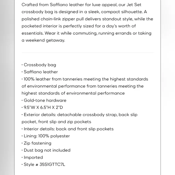 Michael Kors Black and Gold Chain Crossbody Bag. - Picture 4 of 4